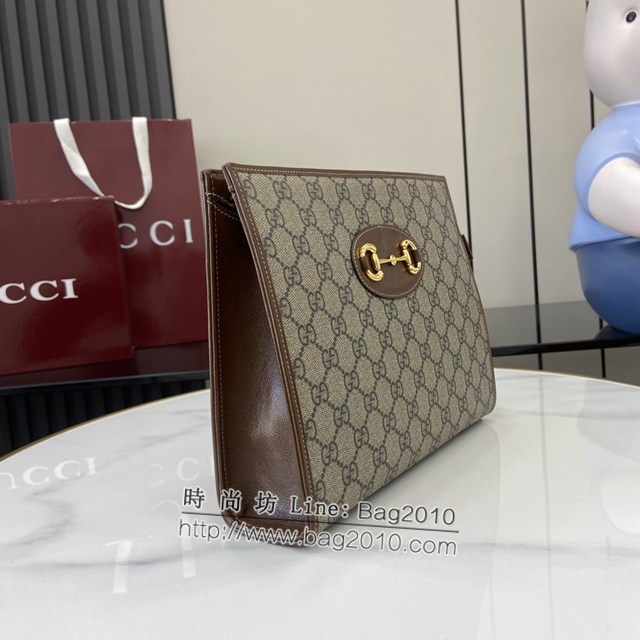 Gucci專櫃古馳最新款男士手拿包手包 jh2175型號：621890